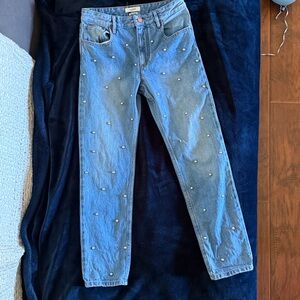 Denim Studded Women Jeans